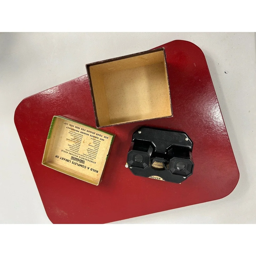 Vintage View-Master Stereoscope Sawyer's Inc Portland Oregon Boxed USA 1940s Toy